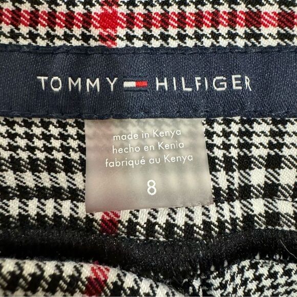 Tommy Hilfiger Women Cropped Plaid Pant 8 High Rise Preppy Academia Old Money - Picture 6 of 8